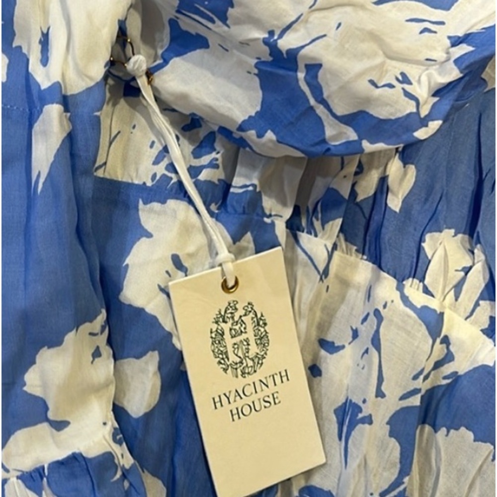 HYACINTH HOUSE
Blue and White Floral Cisco Maxi Dress - Picture 11 of 13